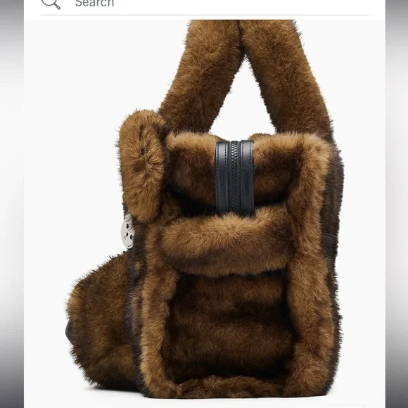 Marc Jacobs Brown Teddy Bear Tote - Picture 6 of 12